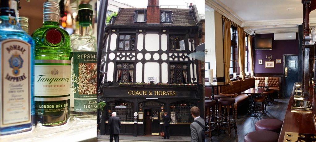 Coach and Horses public house in Mayfair