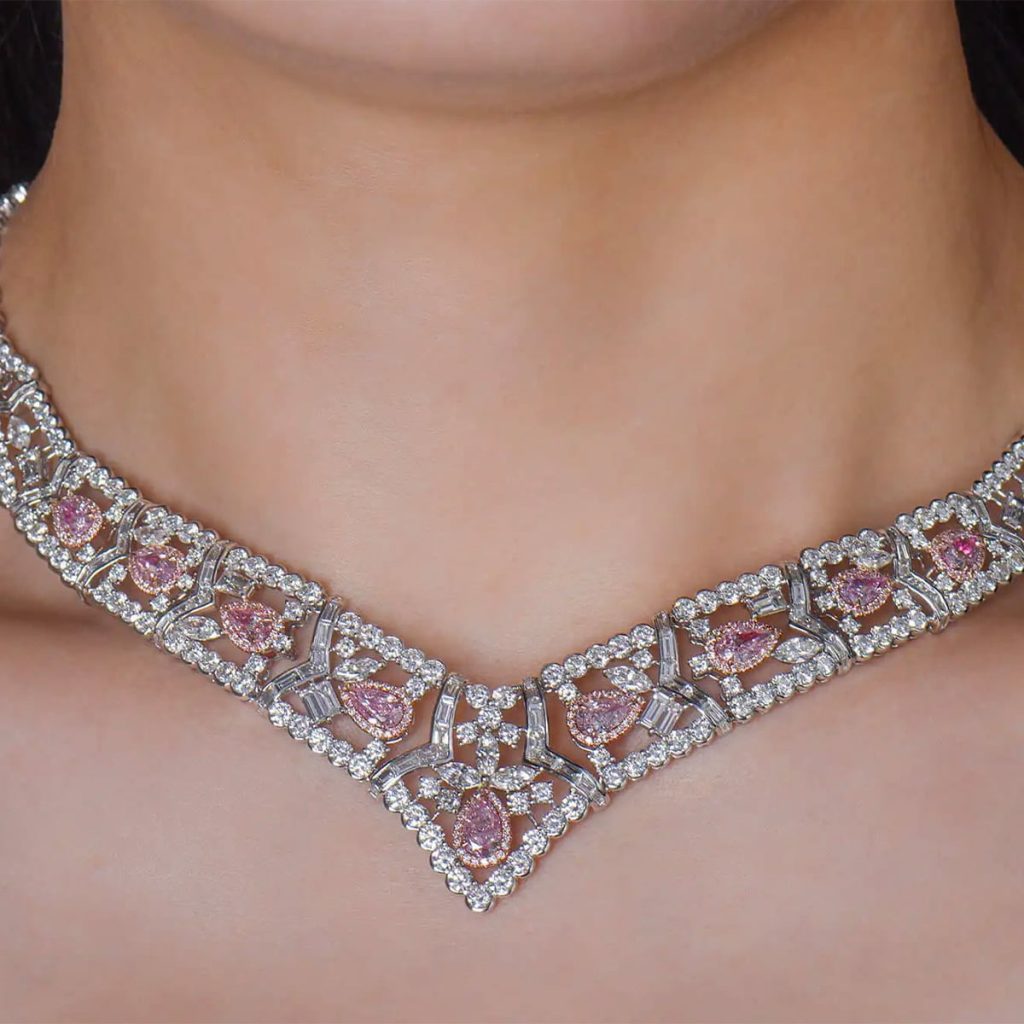 Pink Diamond Necklaces