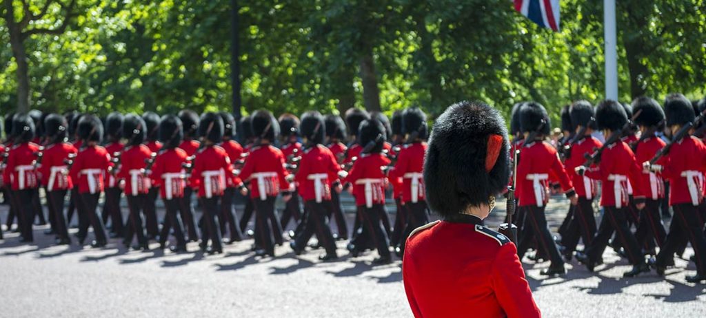 Royal celebrations in Mayfair