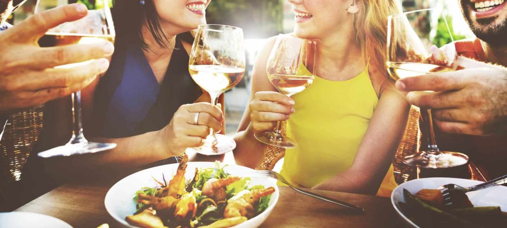 Al fresco dining in Mayfair