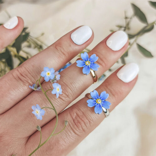 Exquisite Forget Me Not Rings: A Symbol of Eternal Love