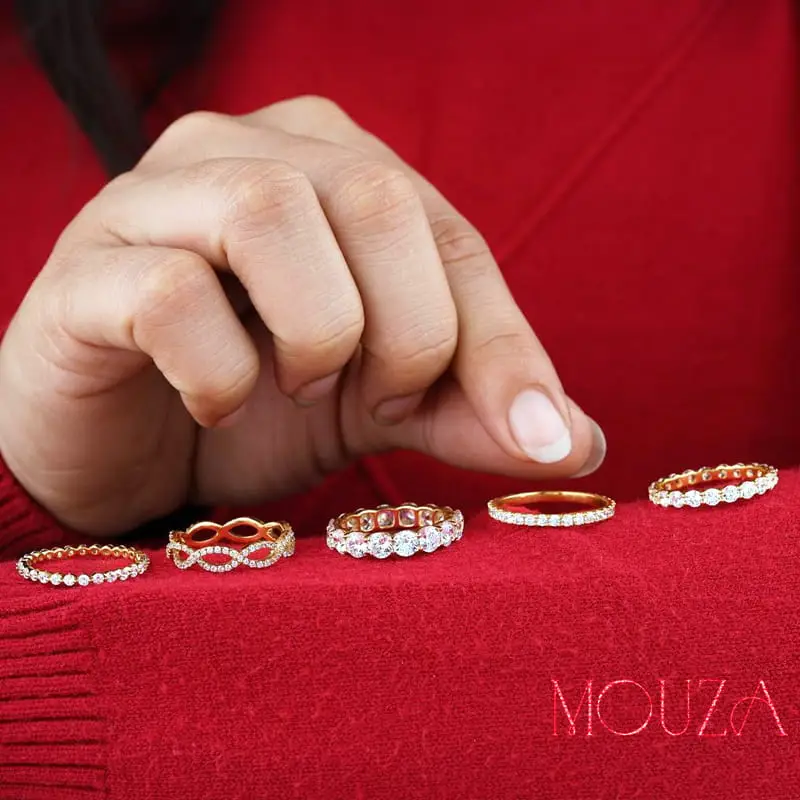 Eternity rings from Mouza