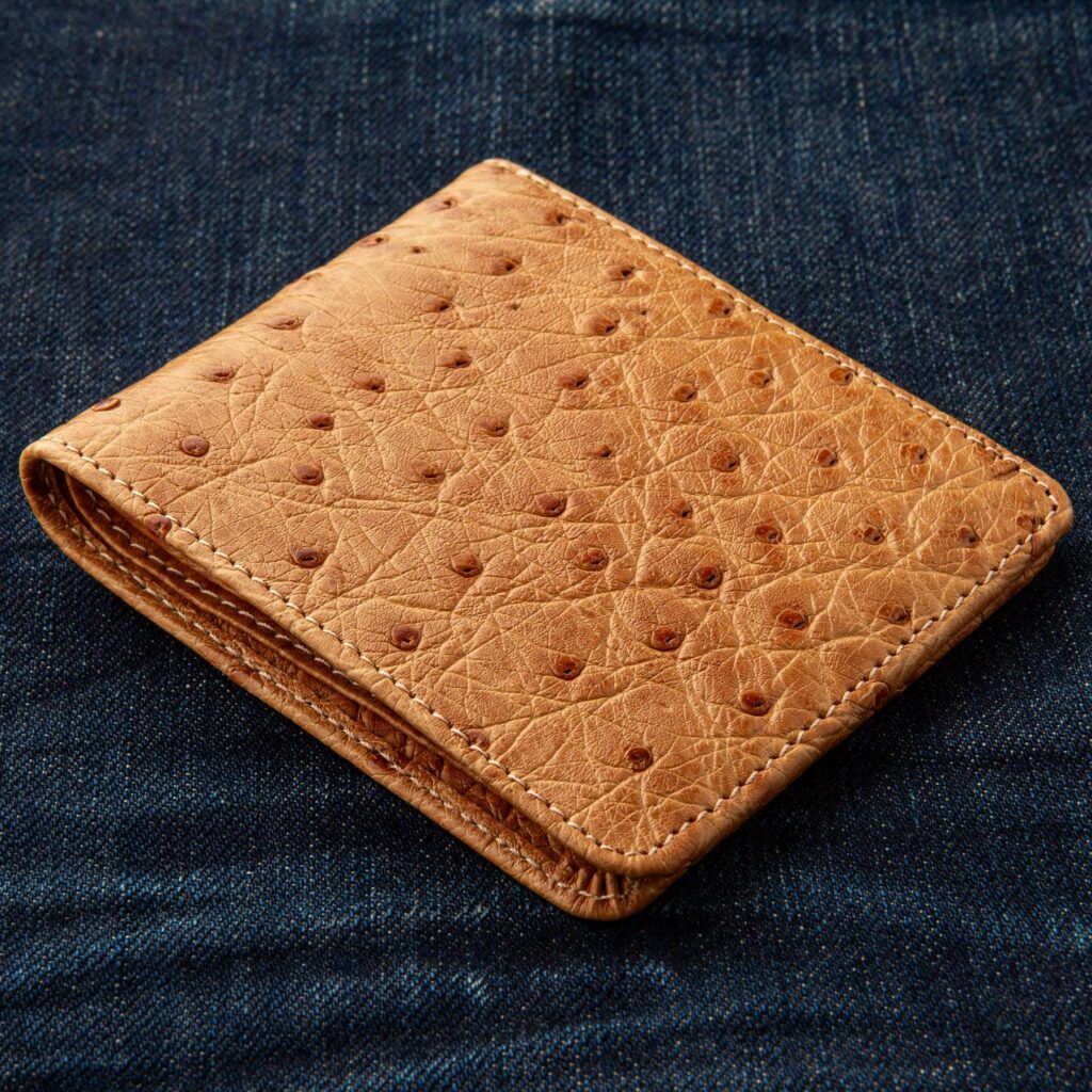 Genuine Ostrich Leather Wallet